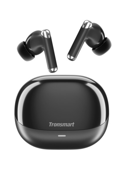 TRONSMART earphones με θήκη φόρτισης Sounfii R4, TWS, ENC, 12mm, μαύρο