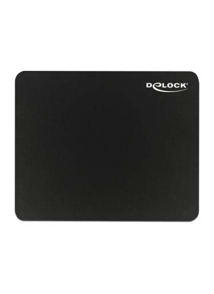 DELOCK mouse pad 12005, 22x18x0.2cm, μαύρο