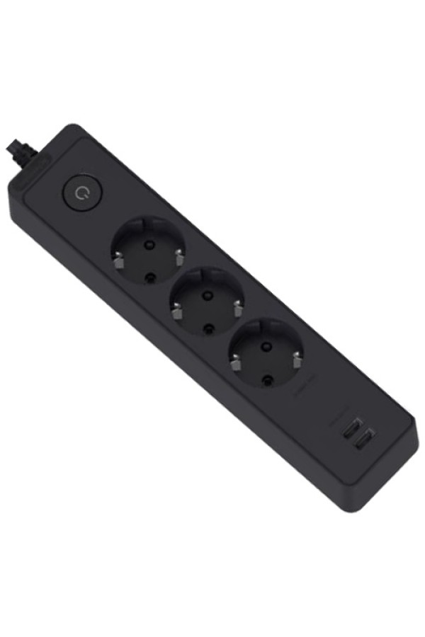 APC Socket ST943U1WA, 3 Outlets ,USB Type, 3m Cable, Black