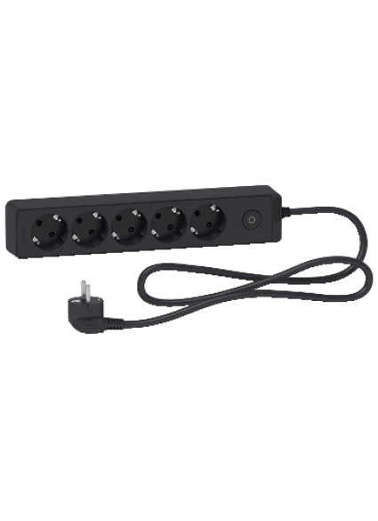 APC Socket ST9451B, 5 Outlets ,1.5m Cable, Anthracite