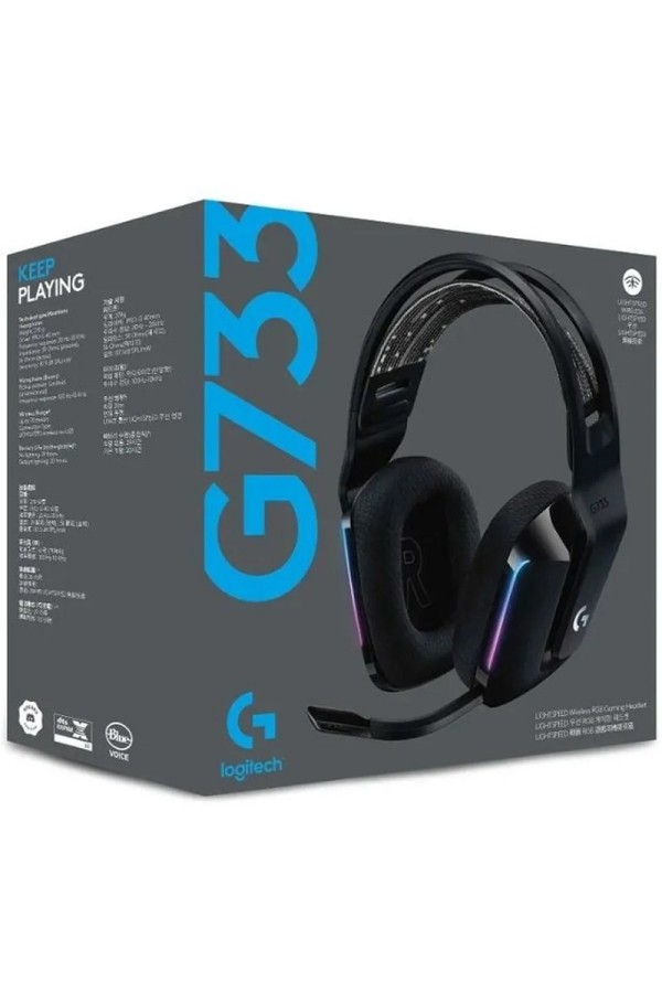 LOGITECH Wireless Headset Gaming G733 LightSpeed Black