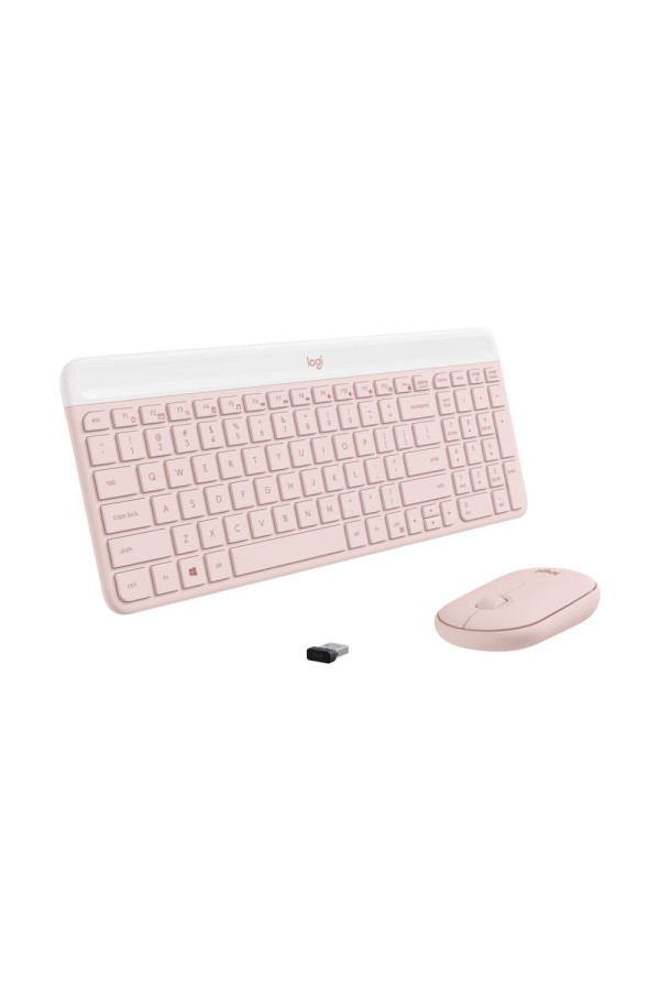 LOGITECH Keyboard/Mouse Wireless MK470 Rose