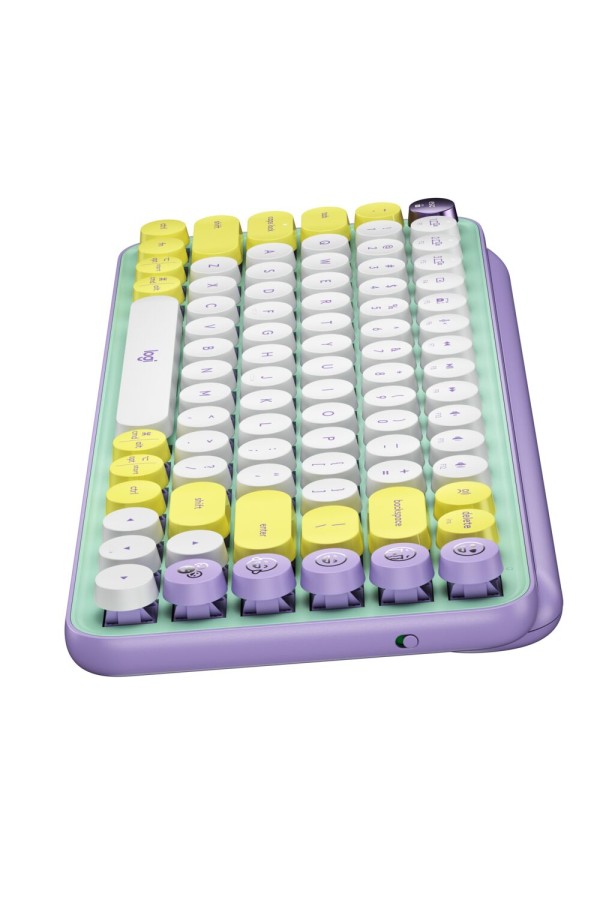 LOGITECH Pop Keys Wireless Mechanical Emoji Keyboard Daydream