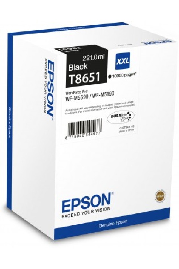 EPSON Cartridge Black C13T865140