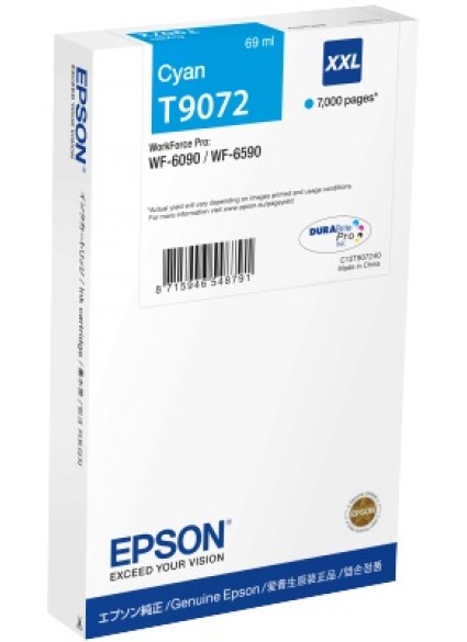 EPSON Cartridge Cyan XXL C13T90724N