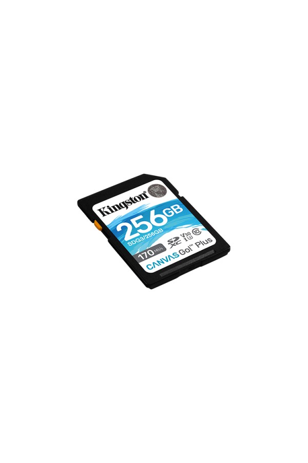 KINGSTON Memory Card SDG3/256GB Canvas Go PLUS 170R U3 C10