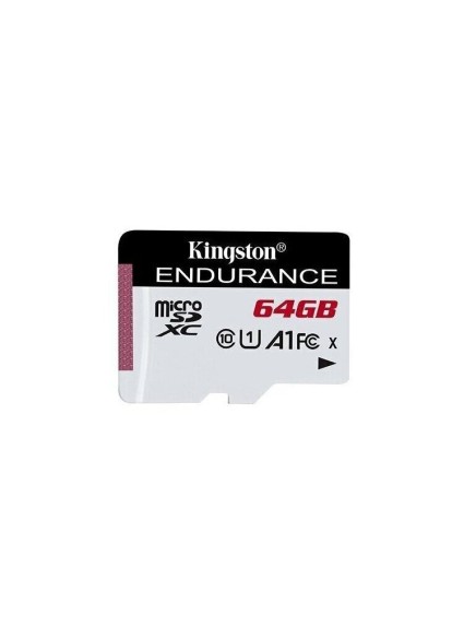 KINGSTON Memory Card High-Endurance microSDXC SDCE/64GB, UHS-I Speed Class 1