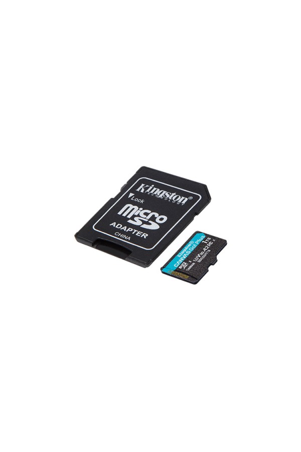 KINGSTON Memory Card MicroSD Canvas Go! Plus SDCG3/1TB, Class 10, SD Adapter