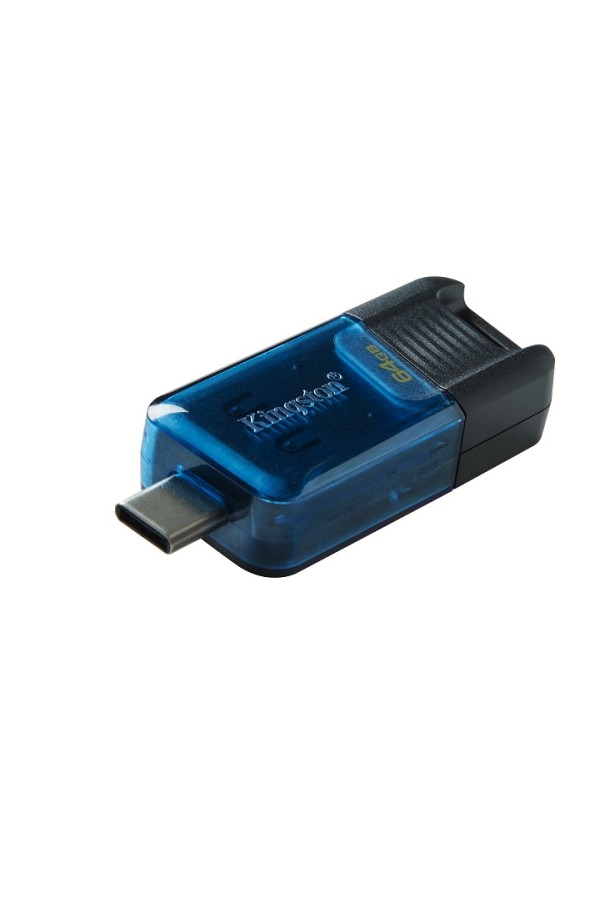 KINGSTON USB Stick Data Traveler DT80M/64GB, USB 3.2 Type-C, Blue/Black
