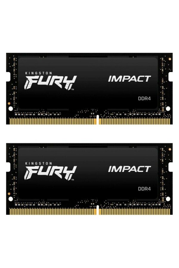 KINGSTON Memory KF432S20IBK2/64 ,FURY Impact DDR4 SODIMM, 3200MT/s,  KIT OF 2  2X32GB