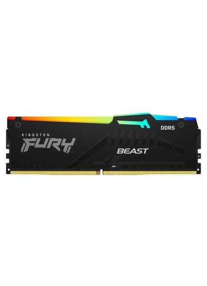 KINGSTON Memory KF552C40BBA-8 FURY Beast Black RGB DDR5, 5200MT/s, 8GB