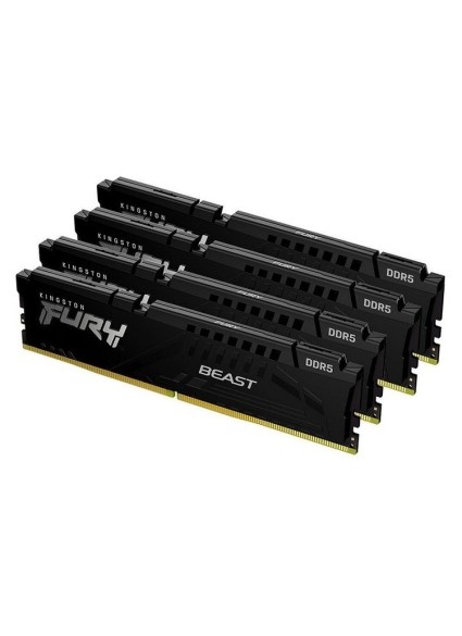 KINGSTON Memory KF556C40BBK4-128 FURY Beast Black DDR5, 5600MT/s, 128GB,KIT OF 4