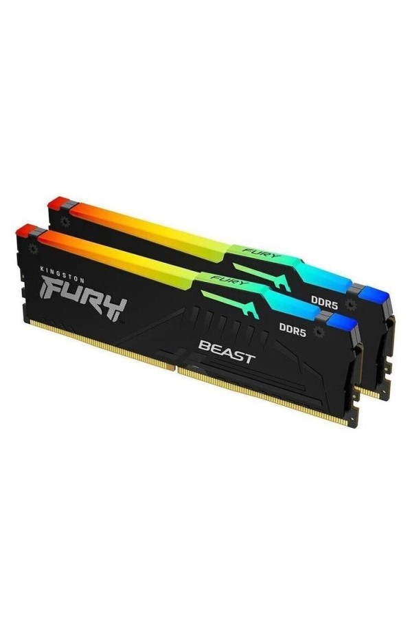 KINGSTON Memory  KF560C36BBE2AK2-32 FURY Beast Black RGB DDR5, 6000MT/s, 32GB KIT OF 2 EXPO