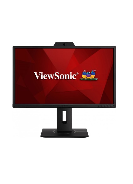 VIEWSONIC Monitor VG2440V 23.8'' IPS, ERGONOMIC, HDMI, DP, Speakers, Webcam