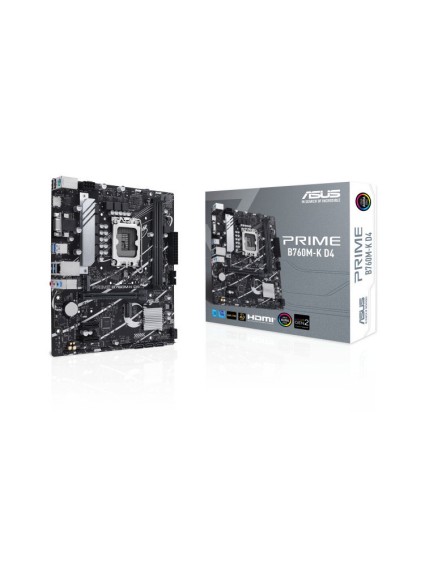 ASUS MOTHERBOARD PRIME B760M-K D4 , 1700, DDR4, MATX