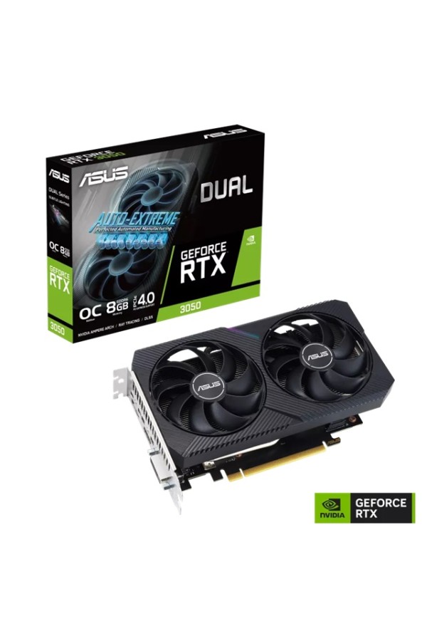 ASUS VGA DUAL-RTX3050-O8G-V2, 8GB, GDDR6