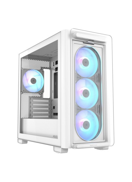 ASUS CASE A23 PLUS MINI MICRO ATX ARGB TG WHITE