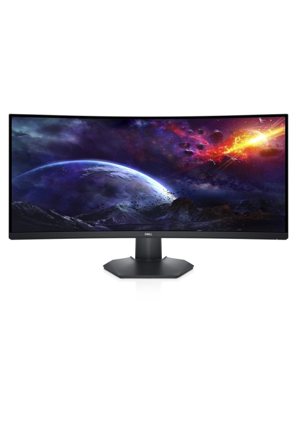 DELL Monitor S3422DWG 34'' Curved 3440x1440 VA GAMING 144Hz, HDMI, DisplayPort, Height Adjustment, 3YearsW