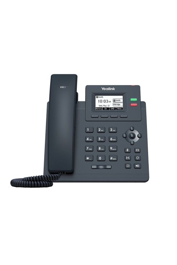 YEALINK IP PHONE SIP-T31P 2 SIP LINES POE SUPPORT