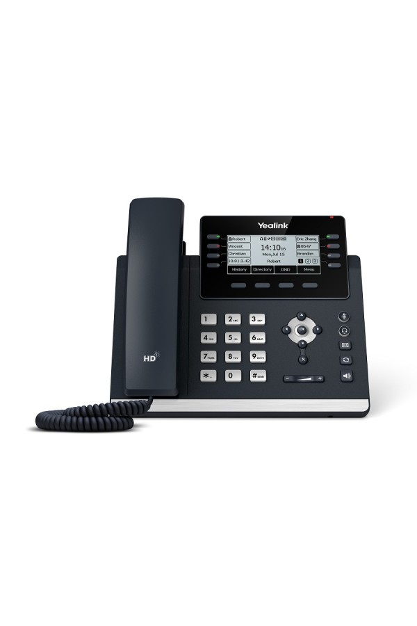 YEALINK IP PHONE SIP-T43U 12 SIP LINES POE