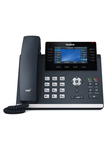 YEALINK IP PHONE SIP-T46U 16 SIP LINES POE SUPPORT