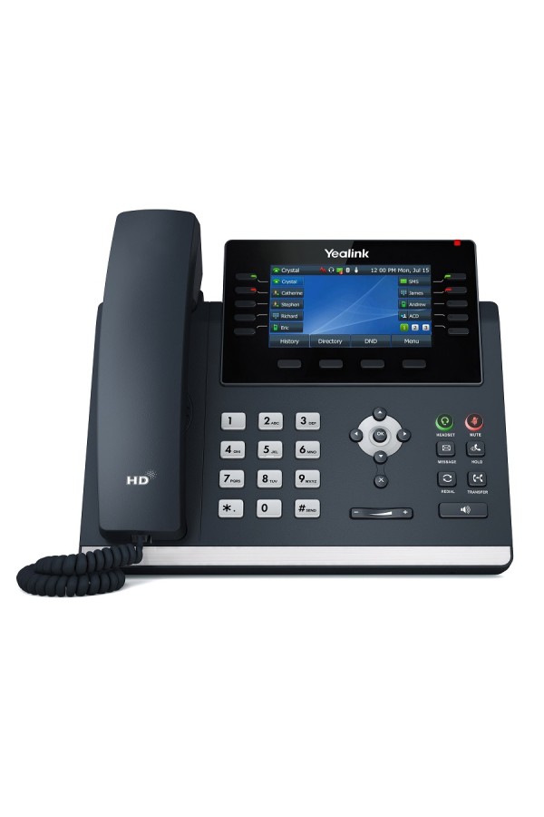 YEALINK IP PHONE SIP-T46U 16 SIP LINES POE SUPPORT