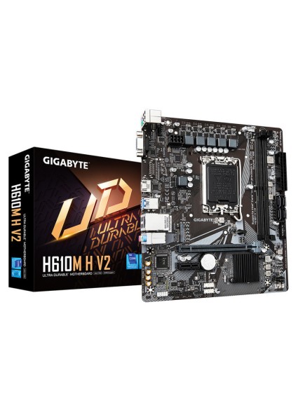 GIGABYTE MOTHERBOARD H610M H  V2 DDR5 ,1700 ,MATX