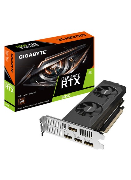 GIGABYTE VGA GV-N3050OC-6GL,, 6GB, GDDR6, Low Profile