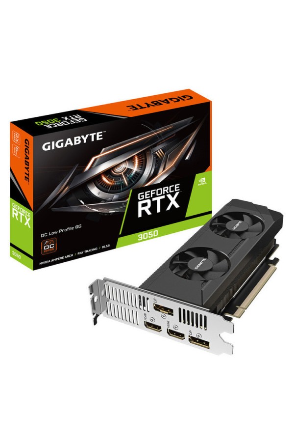 GIGABYTE VGA GV-N3050OC-6GL,, 6GB, GDDR6, Low Profile