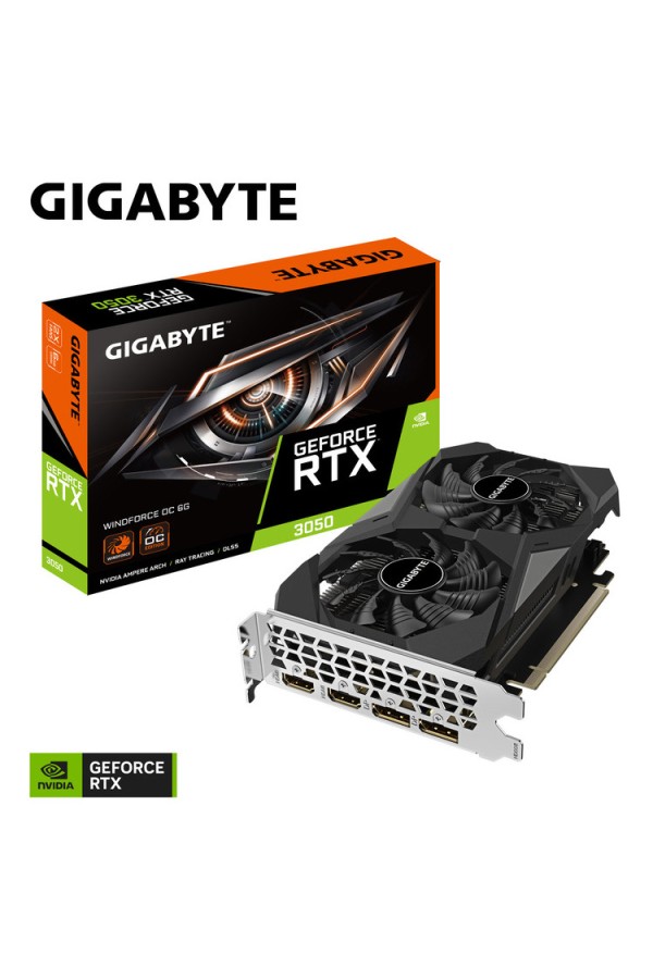 GIGABYTE VGA GV-N3050WF2OC-6GD, 6GB, GDDR6