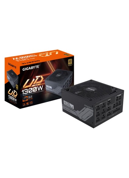 GIGABYTE Power Supply Ultra Durable 1300W Fully Modular  80+Plus Gold, PCIe Gen 5.0 graphics card support