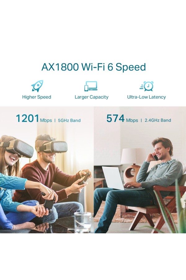 TP-LINK RE605X AX1800 WIFI 6 RANGE EXTENDER