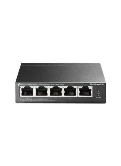 TP-LINK TL-SG1005LP 5PORTS GIGABIT 4 PORT 40W POE+