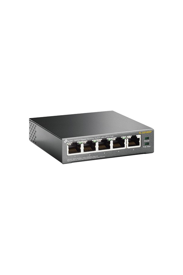 TP-LINK TL-SG1005P 5 PORTS GIGABIT 4 PORT 56W POE