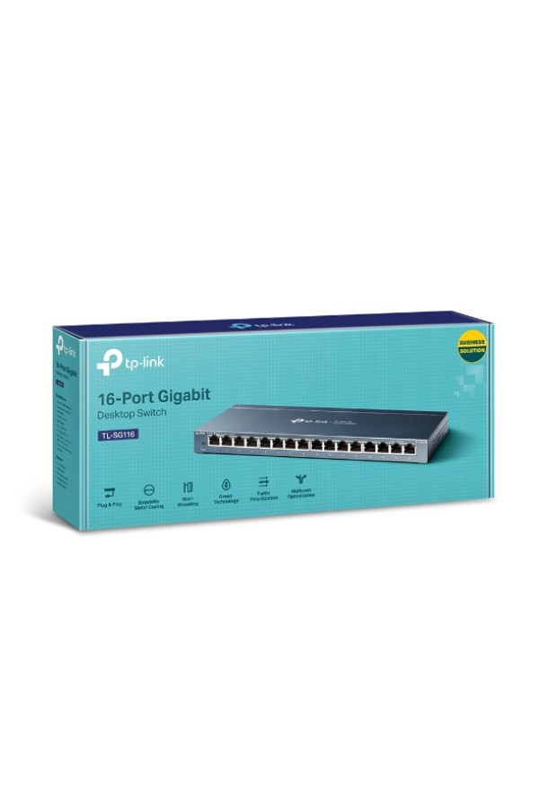 TP-LINK 16-Port Gigabit Desktop Switch Steel Case