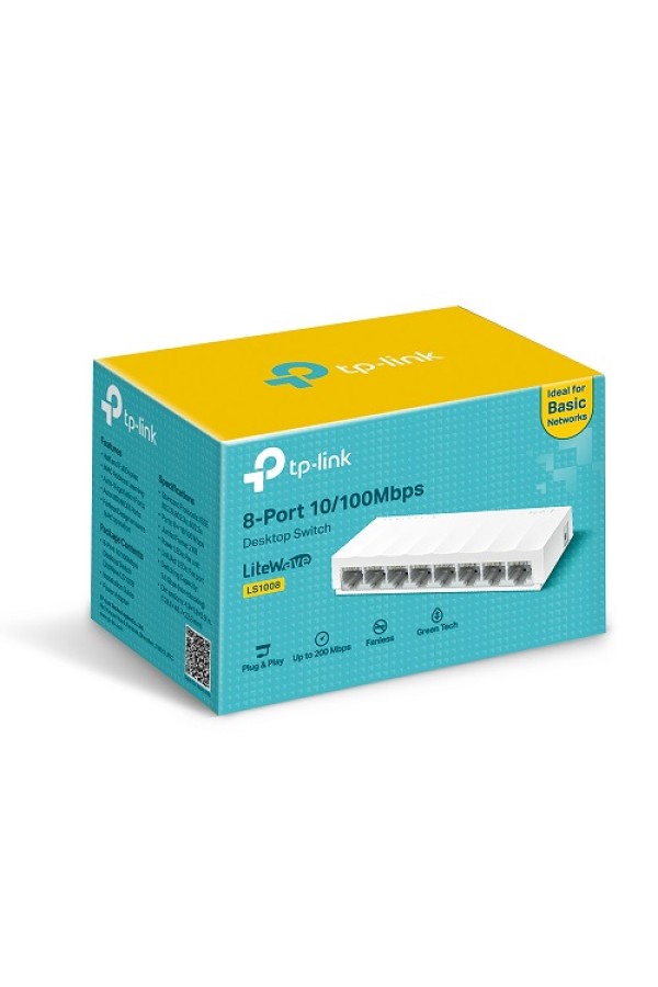 TP-LINK LS1008 8-PORT 10/100 DESKTOP SWITCH PL