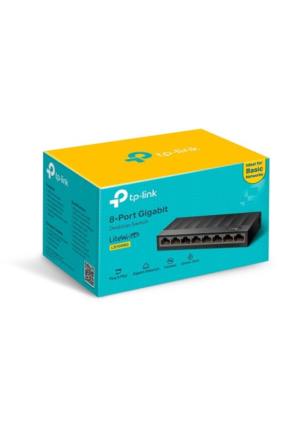 TP-LINK LS1008G 8-PORT GIGABIT DESKTOP SWITCH PL