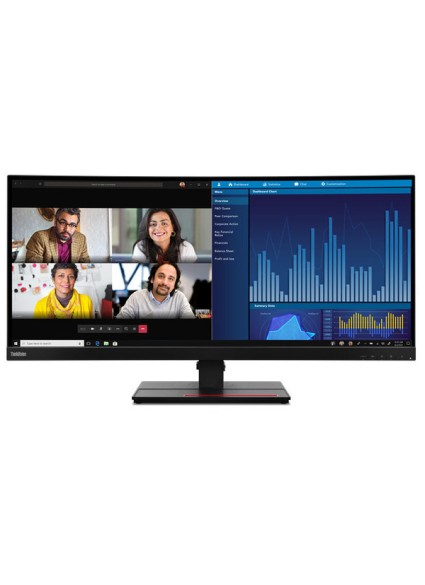 LENOVO Monitor Thinkvision P34w-20 34.14'' IPS WQHD, HDMi, Display Port,Ethernet,Camera,Height Adjust,3YearsW