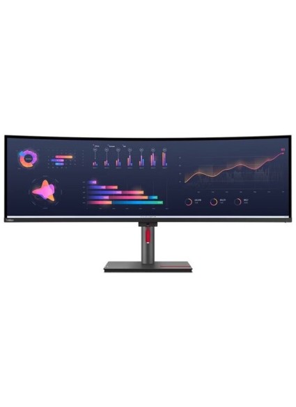 LENOVO Monitor ThinkVision P49w-30 49'' Dual QHD IPS, Curved,RJ45, HDMI, USB-C, Thunderbolt, Display Port, Height adjustable, 3YearsW