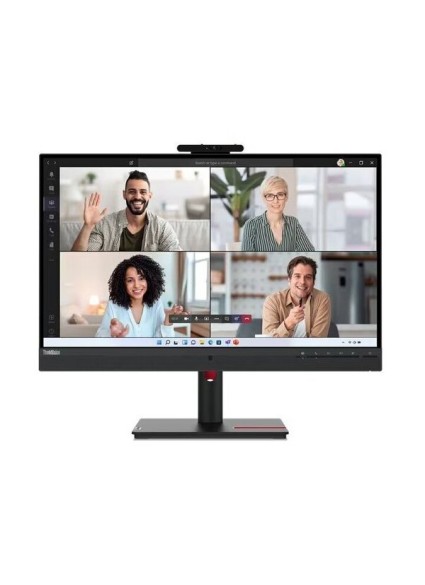 LENOVO Monitor ThinkVision T27hv-30 27'' QHD IPS, VGA, HDMi, Display Port, USB,USB-C, Height adjustable,Webcam, Speakers, , 3YearsW