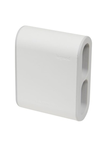 Legrand SurgeArrest 2 Outlets Φις White/Grey