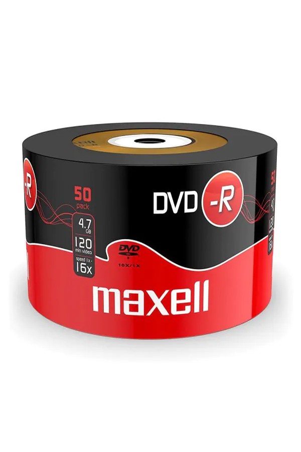 MAXELL DVD-R 4.7GB/120min, 16x speed, spindle pack 50τμχ