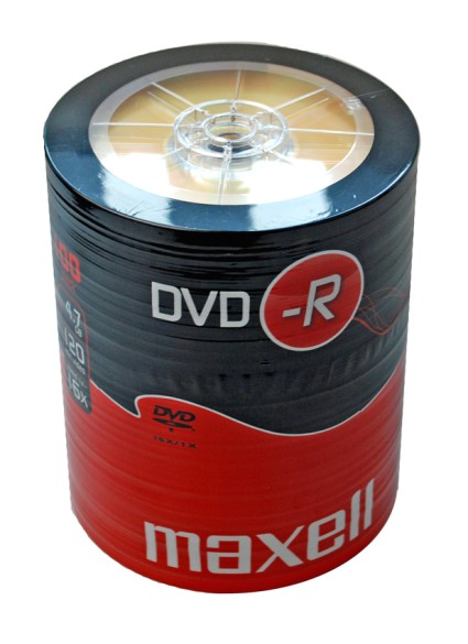MAXELL DVD-R 4.7GB/120min, 16x speed, spindle pack 100τμχ