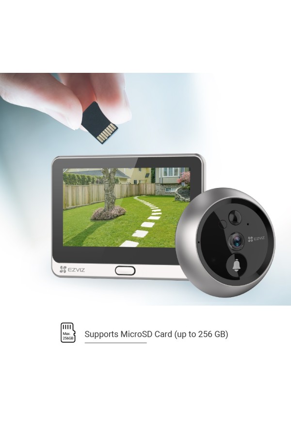 EZVIZ Doorbell DP2C Wire-free Peephole 1080p