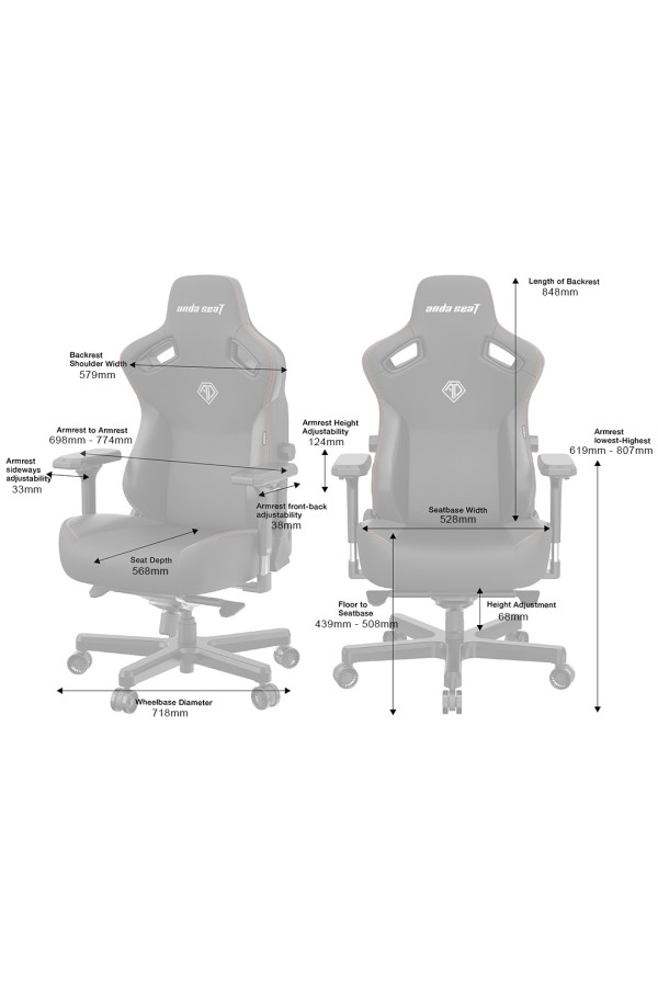 ANDA SEAT Gaming Chair KAISER-3 XL Green