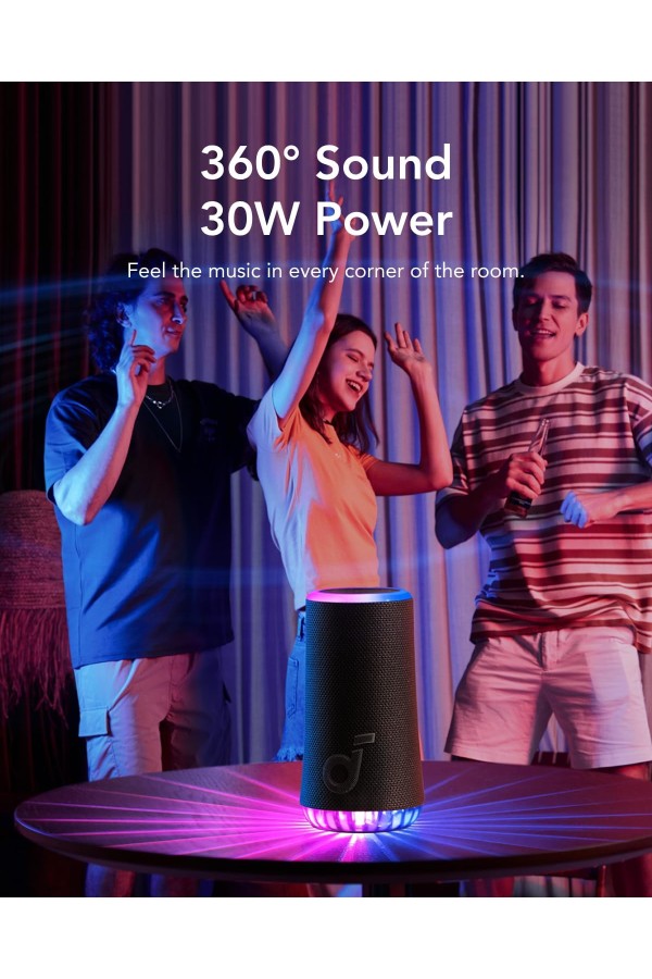 ANKER Soundcore Glow Portable Bluetooth Speaker 30W