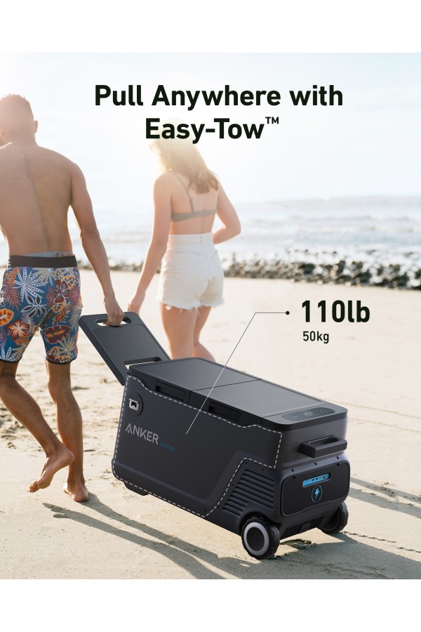 ANKER Portable Powered Cooler 53L Everfrost 50 Dual Zone 299WH battery