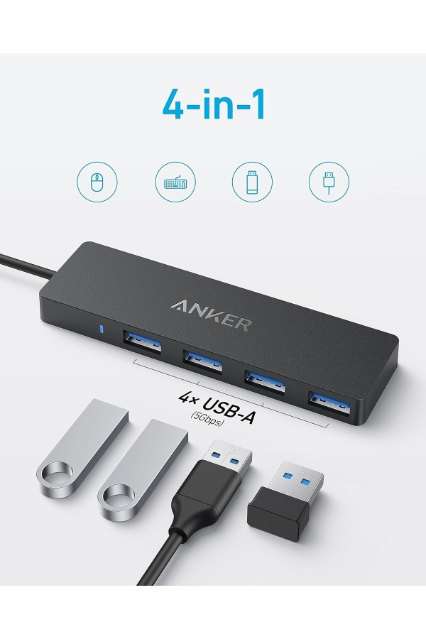 ANKER HUB USB Type-C 4 in 1