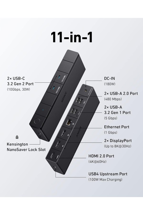 ANKER 568 USB-C Hub - Docking Station 11-in-1