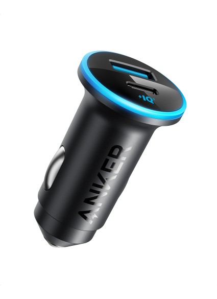 Anker 325 Car Charger 53W, USB-Type-C, USB-A